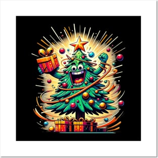 Jubilant Christmas Tree Posters and Art